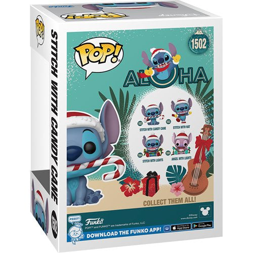 Funko Pop! Lil & Stitch Holiday: Stitch with Candy Cane #1502