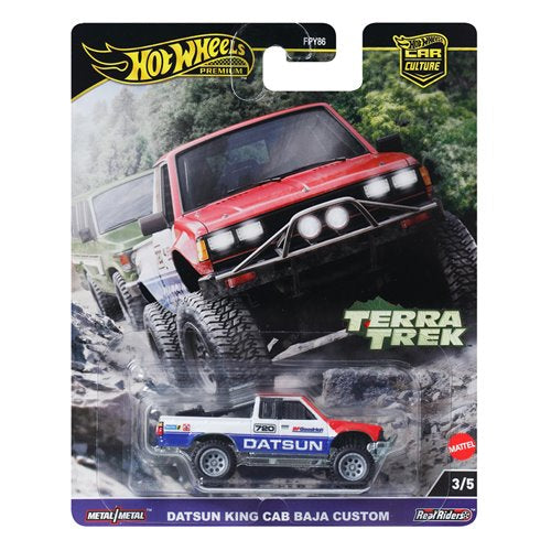 Hot Wheels Premium Car Culture Cars - Terra Trek - Datsun King Cab Baja Custom 3/5