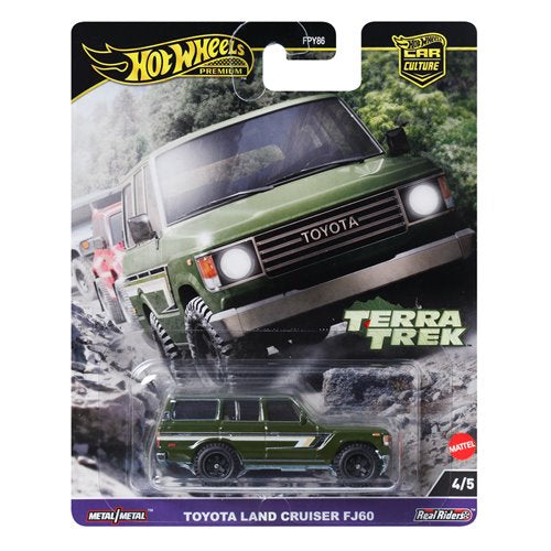 Hot Wheels Premium Car Culture Cars - Terra Trek - Toyota Land Cruiser FJ60 4/5