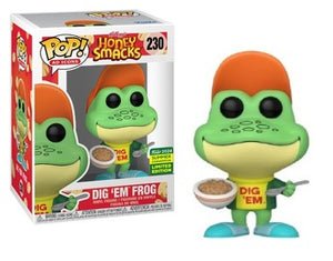 Funko Pop! Ad Icons - Honey Smacks - Dig 'Em Frog #230 - Summer Con Exclusive 2024