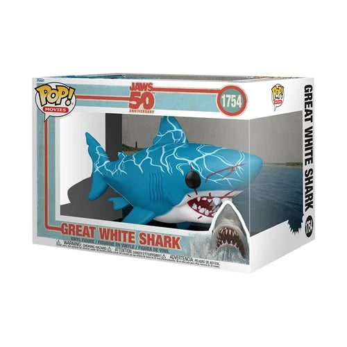 Funko POP! Movies: Jaws 50th Anniversary - Great White Shark #1754 Super 6-Inch (Pre-Order)