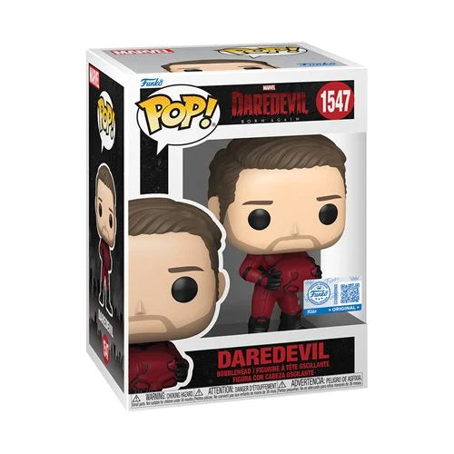 Funko Pop! Marvel: Daredevil Born Again - Daredevil (Unmasked) #1547 - Entertainment Earth Exclusive