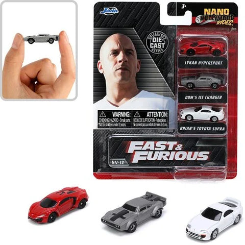 Fast & Furious Nano Hollywood Rides Wave 2 Vehicle 3-Pack (Pre-Order)