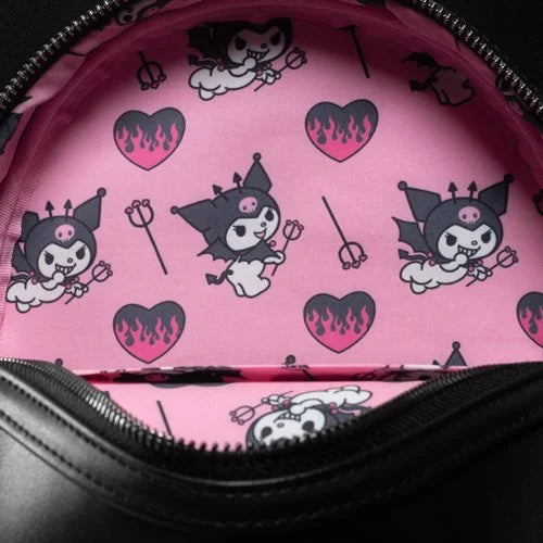 Loungefly - Sanrio Kuromi Devilish Winged Mini-Backpack - Entertainment Earth Exclusive
