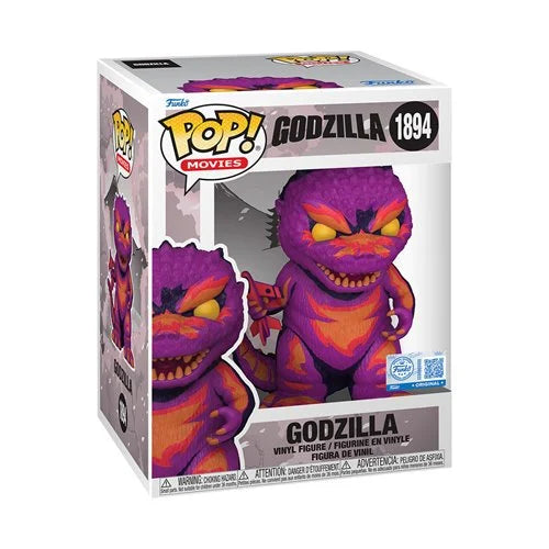 Funko Pop! Premium Movies: Godzilla - Retro Futurism Art Godzilla #1894 - Entertainment Earth Exclusive