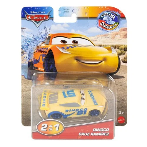 Disney Pixar Cars Color Changers 1:55 Scale - Dinoco Cruz Ramirez