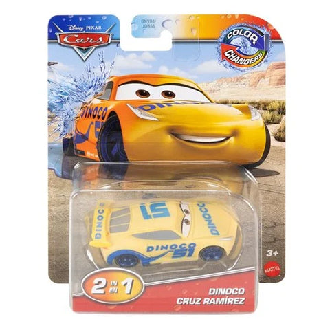 Disney Pixar Cars Color Changers 1:55 Scale - Dinoco Cruz Ramirez