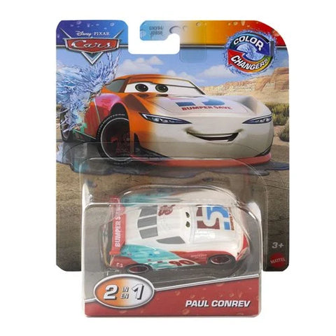 Disney Pixar Cars Color Changers 1:55 Scale - Bumper Saves Paul Conrev