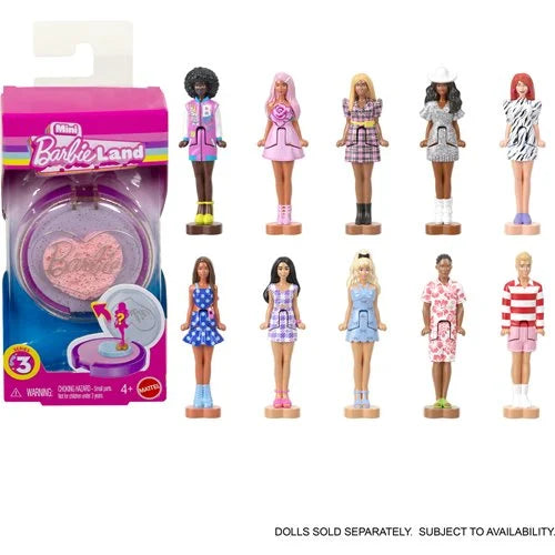 Mini BarbieLand Fashionista Reveal Series 3 Compact Playset