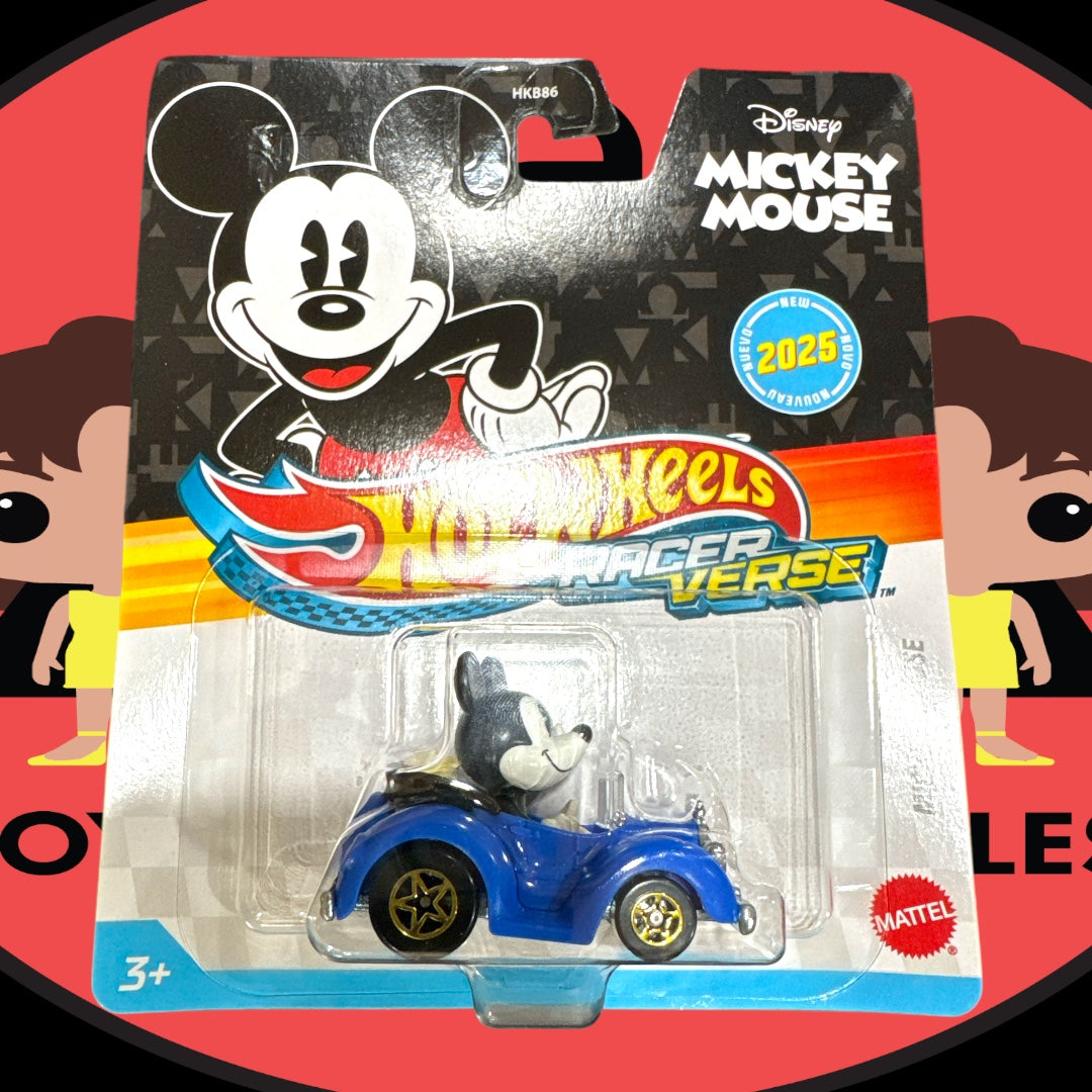 Hot Wheels Racerverse - Mickey Mouse Vintage Blue Car