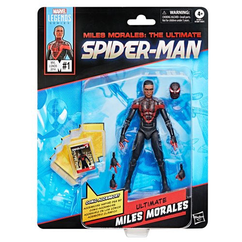 Marvel Legends Ultimate Spider-Man Miles Morales Comics-Inspired 6-Inch Action Figure