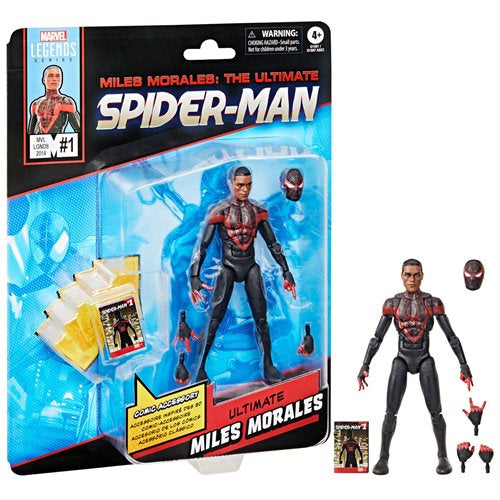 Marvel Legends Ultimate Spider-Man Miles Morales Comics-Inspired 6-Inch Action Figure