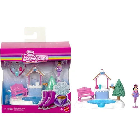 Mini BarbieLand Doll and Playset - Ice Rink