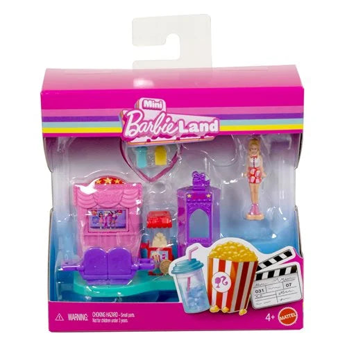 Mini BarbieLand Doll and Playset - Movie Theater