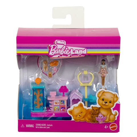 Mini BarbieLand Doll and Playset - Pet Shop