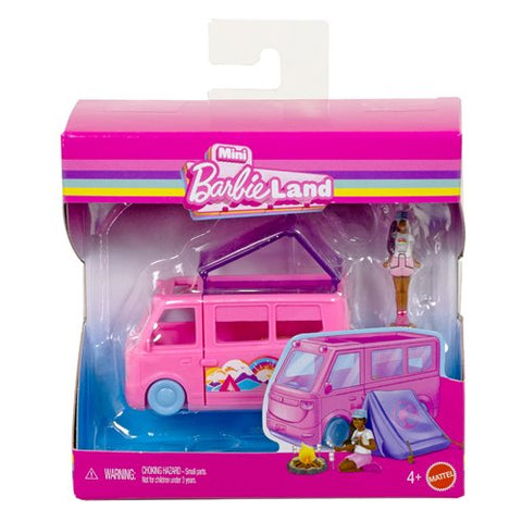 Mini BarbieLand Doll and Vehicle Playset - Camper Van