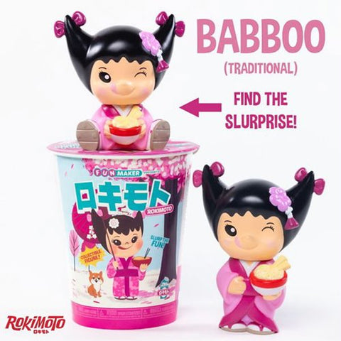 Rokimoto Wave 1 Cup Vinyl Figure - Babboo (Traditional)