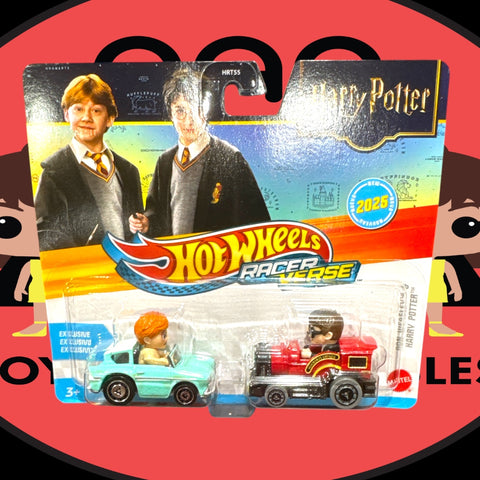 Hot Wheels Racerverse - Ron Weasley & Harry Potter 2-Pack