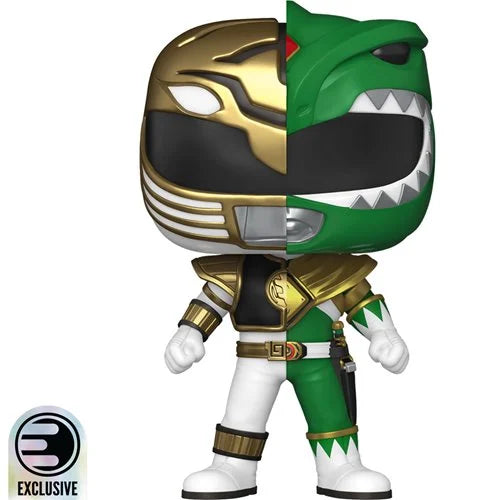 Mighty Morphin' Power Rangers Green/White Ranger Funko Pop! Vinyl Figure #1750 - Entertainment Earth Exclusive - Limited 9,500