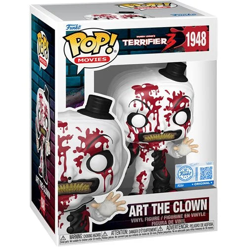 Terrifier 3 Art the Clown Bloody Funko Pop! Vinyl Figure #1948 - Entertainment Earth Exclusive - Common (Pre-Order)