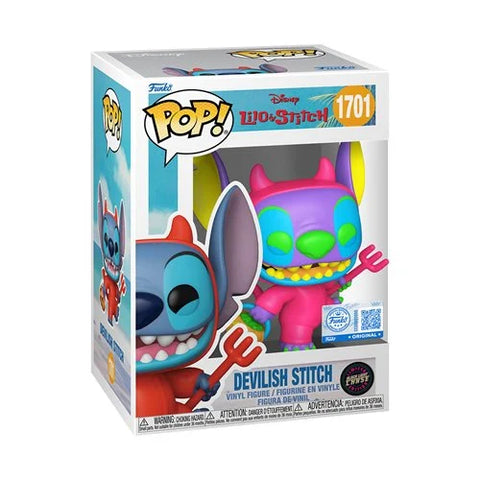 Lilo & Stitch Devilish Stitch Funko Pop! Vinyl Figure #1701 - Entertainment Earth Exclusive - Chase