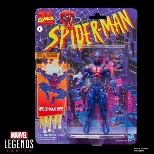 Spider-Man Marvel Legends Retro Cardback Spider-Man 2099 6-Inch Action Figure (Pre-Order)