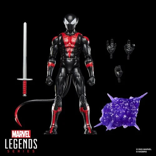 Spider-Man Marvel Legends Retro Cardback Uncanny Spider-Man (Nightcrawler) 6-Inch Action Figure