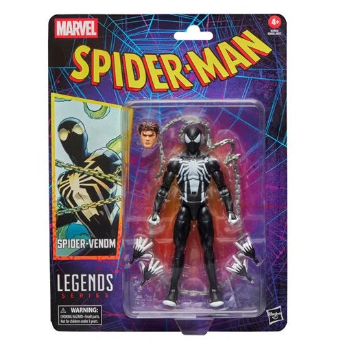 Spider-Man Marvel Legends Retro Cardback Spider-Venom 6-Inch Action Figure (Pre-Order)