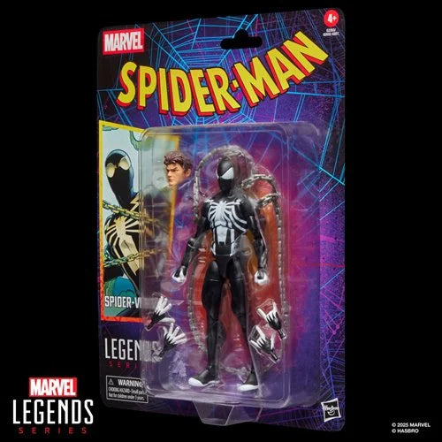 Spider-Man Marvel Legends Retro Cardback Spider-Venom 6-Inch Action Figure (Pre-Order)