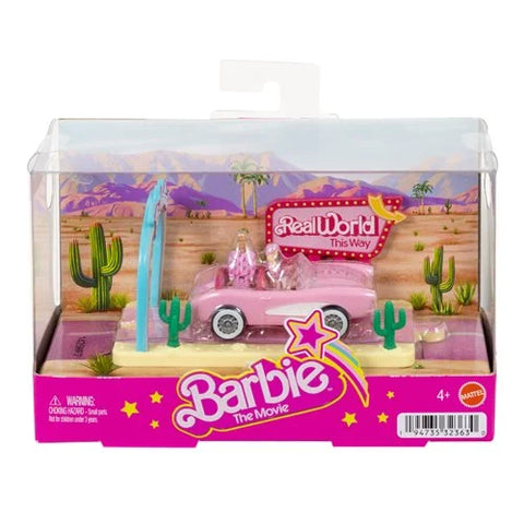 Mini BarbieLand Barbie Movie Doll and Vehicle Playset - Convertible