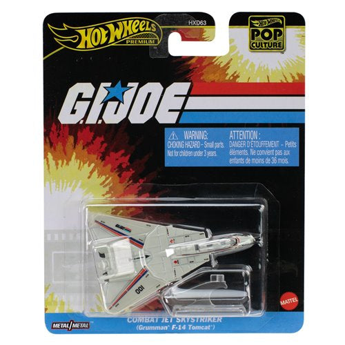 Hot Wheels Premium Pop Culture - G.I. Joe - Combat Jet Skystriker (Grunman F-14 Tomcat)