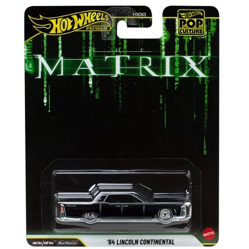 Hot Wheels Premium Pop Culture - Matrix - '64 Lincoln Continental