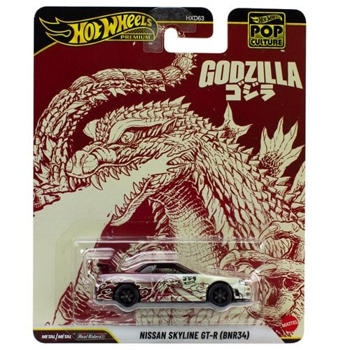Hot Wheels Premium Pop Culture - Godzilla - Nissan Skyline GT-R (BNR34)
