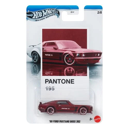 Hot Wheels Silver Series Pantone Sunset Race - '69 Ford Mustang Boss 302 (2/6)