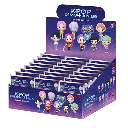 KPop Demon Hunters 3D Foam Bag Clip - One Mystery Figure
