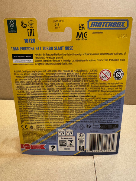 Matchbox Premium Collector 2026 - 1988 Porsche 911 Turbo Slant Nose (10/20)
