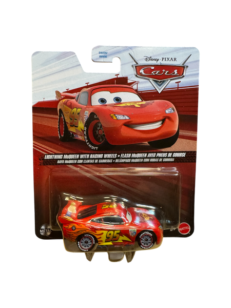 Mattel - Cars Character Cars - Lightning McQueen with Racing Wheels