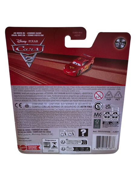 Mattel - Cars Character Cars - Lightning McQueen with Racing Wheels