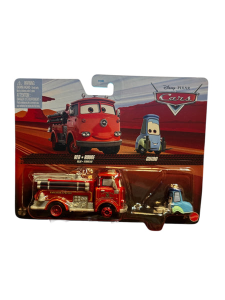 Cars Character Car Vehicle 2-Pack - Classic Red And Guido