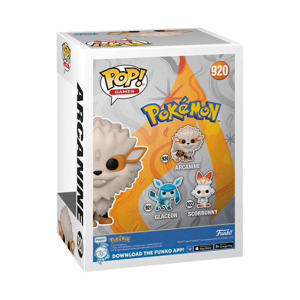 Funko Pop! Games: Pokémon - Arcanine #920 (In Stock) – AAA Toys and  Collectibles