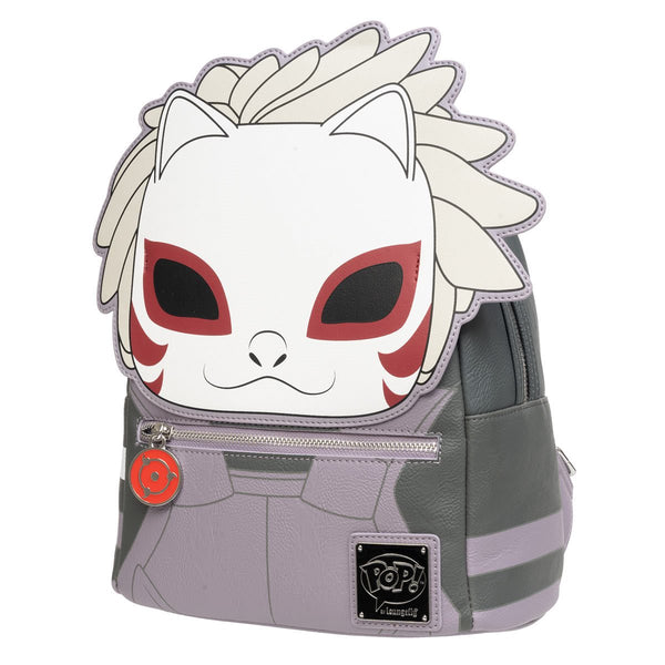 Naruto: Shippuden Pop! by Loungefly Kakashi Hatake Anbu Mask Mini-Backpack - Entertainment Earth Exclusive