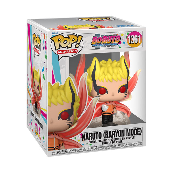 Funko Pop! Animation : Boruto: Naruto Next Generations Naruto Baryon Mode Glow-in-the-Dark Super 6-Inch #1361
