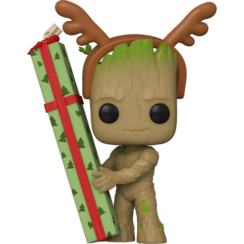 Funko Pop! Marvel: The Guardians of the Galaxy Holiday Special- Groot #1105