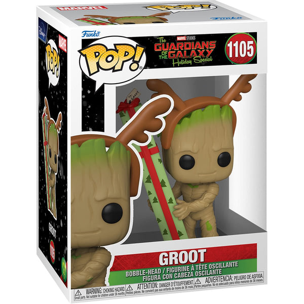 Funko Pop! Marvel: The Guardians of the Galaxy Holiday Special- Groot #1105