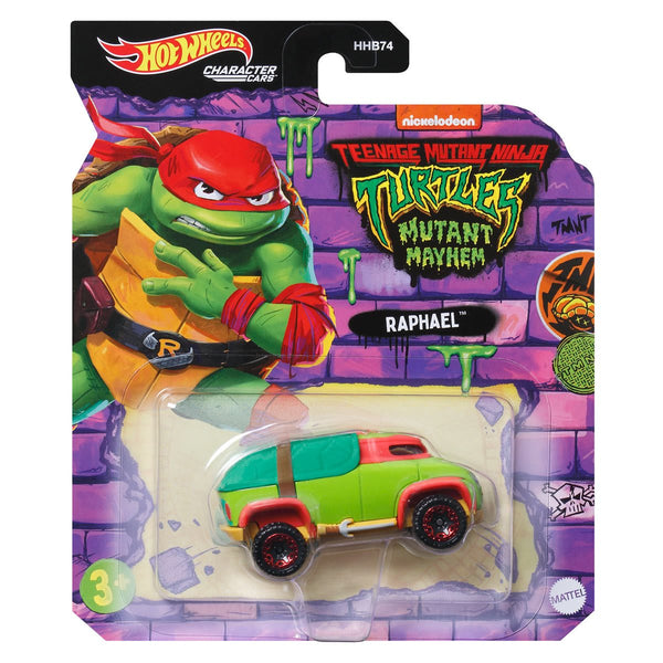 Hot Wheels Character Cars - Viacom - Teenage Mutant Ninja Turtles - Raphael