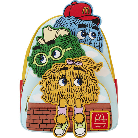 Loungefly - McDonald's Fry Guys Triple Pocket Mini-Backpack (Pre-Order)