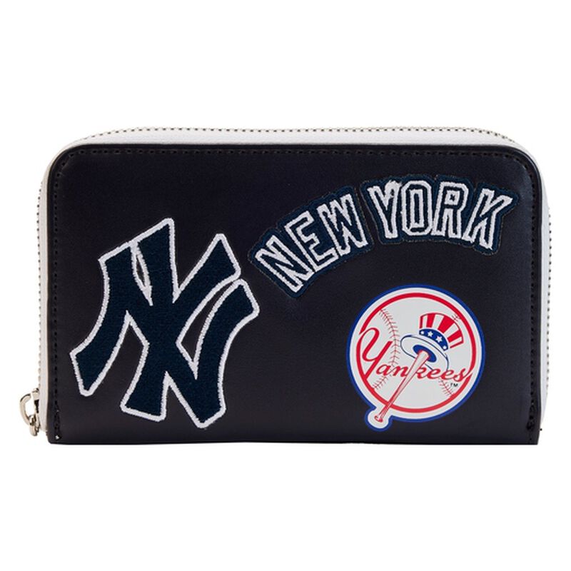 Loungefly - MLB NY Yankees Patches Zip Around Wallet (Pre-Order)