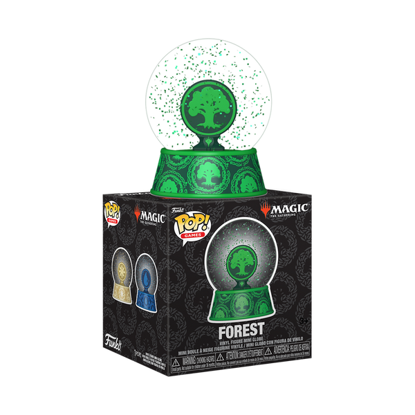 Magic: The Gathering Forest Mini Glitter Globe