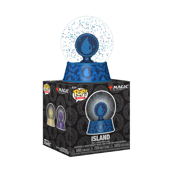 Magic: The Gathering Island Mini Glitter Globe