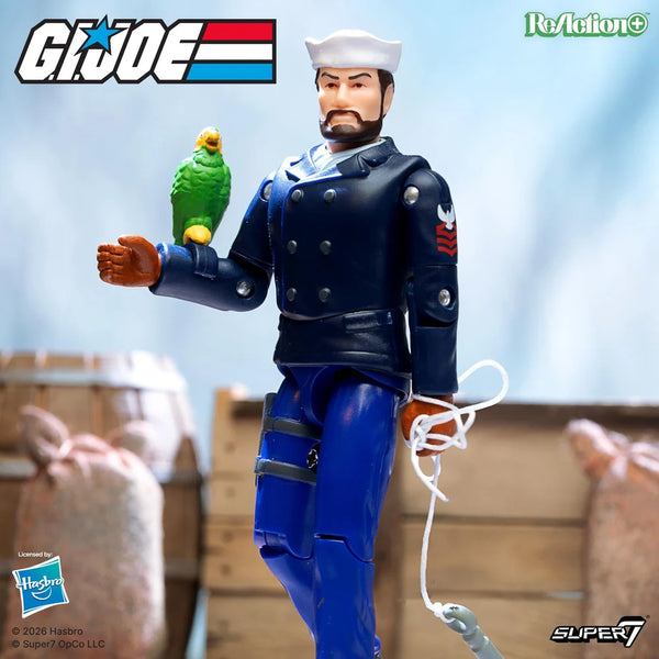 G.I. Joe ReAction+ Wave 10 (Flint, Shipwreck (Peacoat), Baroness (Arctic) & SNAKE Armor